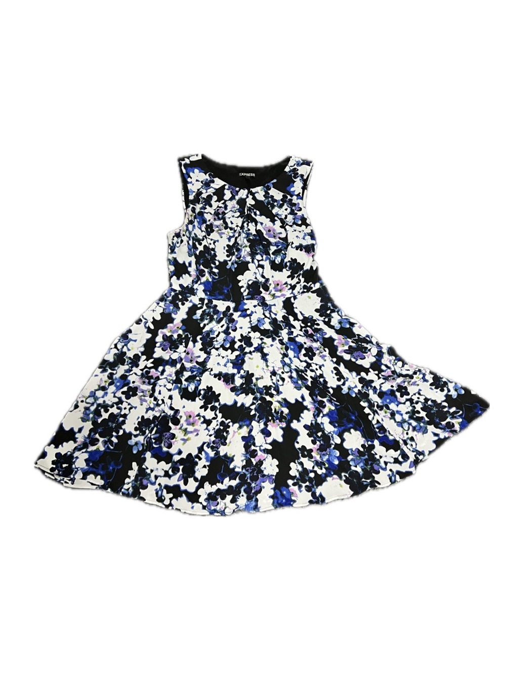 Express Floral Fit and Flare Dress Size 10